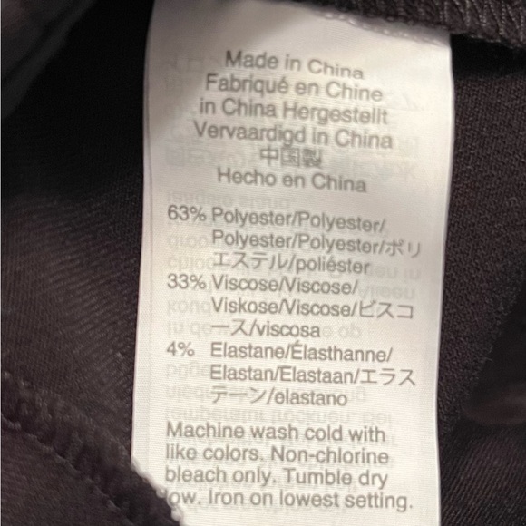 J.Crew Black Tapered Leg Trousers - Size 8 EUC. - Picture 7 of 7